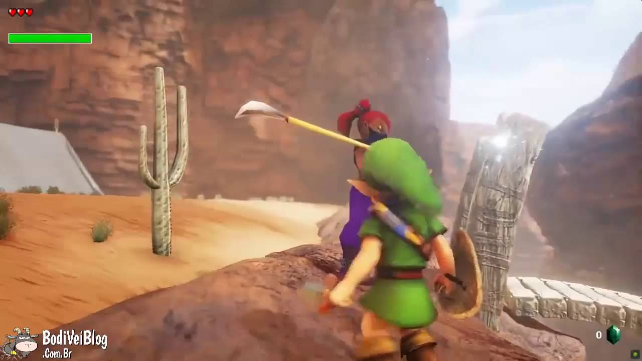 The Legend of Zelda: Ocarina of Time é refeito na Unreal Engine 4